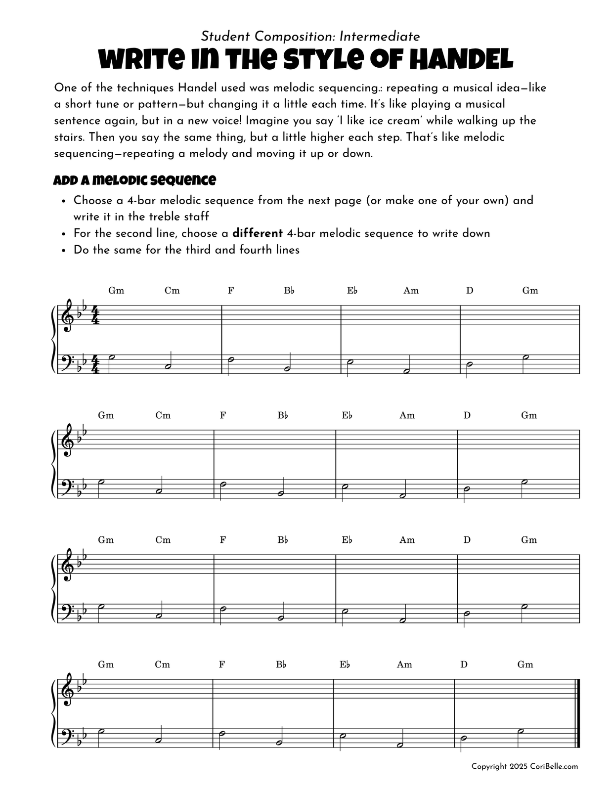 Cori Belle, pianist - Piano Teacher Resources