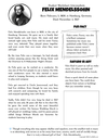 Composer Kit: Felix Mendelssohn
