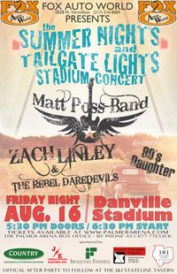 Matt Poss Band @ The Summer Nights and Tailgate Lights Stadium Concert