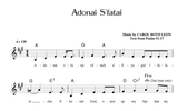 Adonai S'fatai Sheet Music