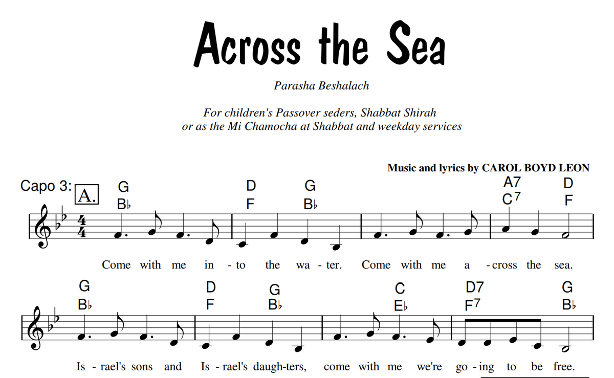 Across the Sea Sheet Music