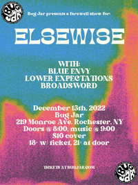 Blue Envy, Broadsword, Lower Expectations, Elsewise