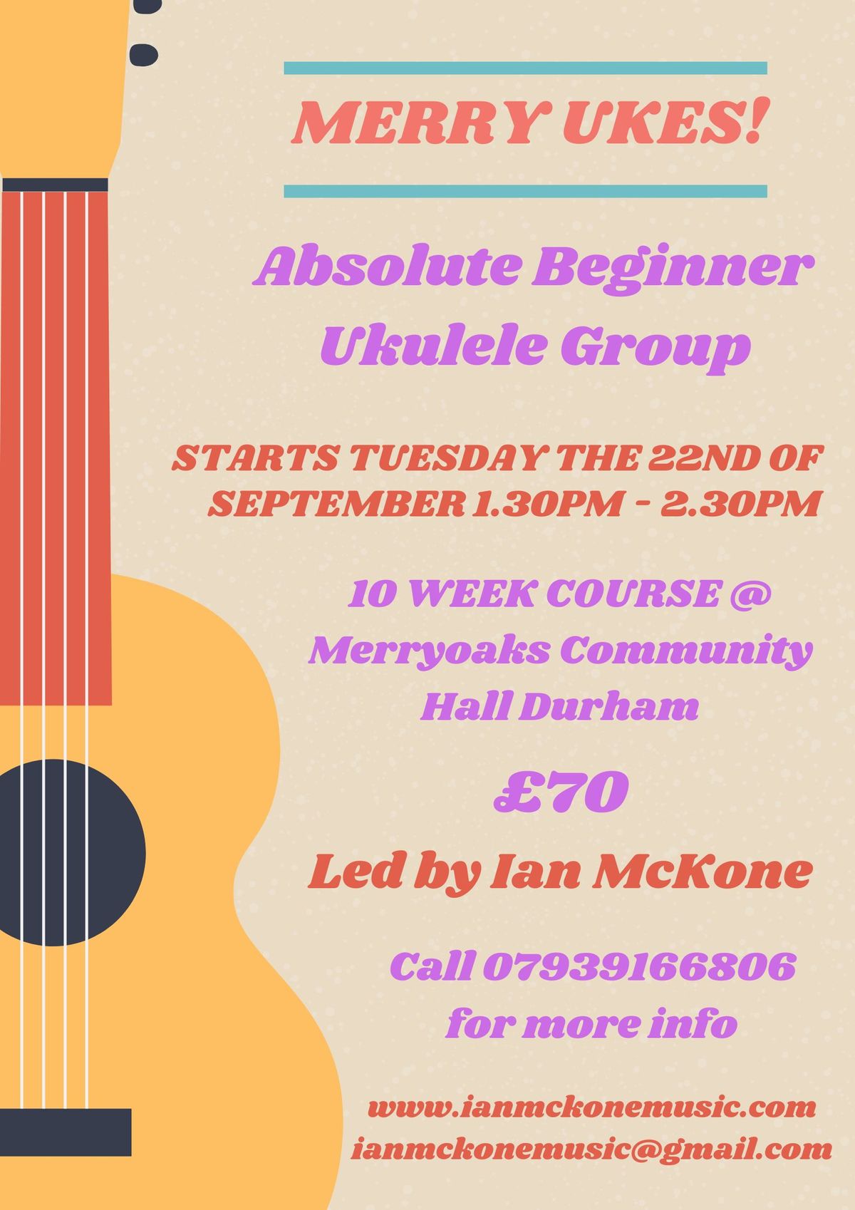 Merryukes Beginner Ukulele