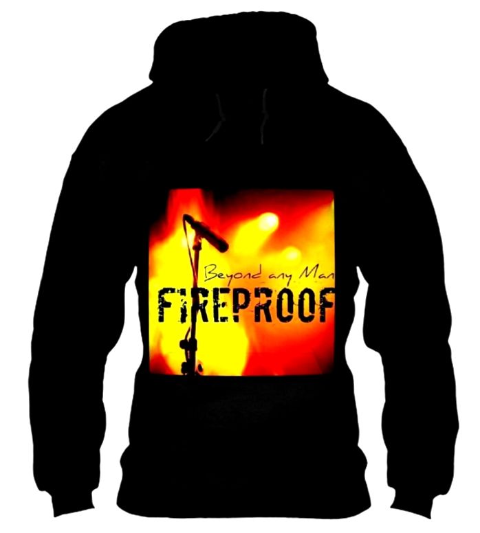 B.A.M (Beyond Any Man) "Fire Proof" Hoodies BLK