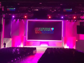 Univision Upfront projection, NYC
