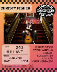 Christy Fisher @ Jerome Music Festival- Old Jerome Winery
