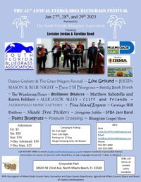 South Florida Bluegrass Association Everglades Bluegrass Festival