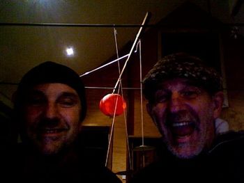 With Phil Treloar talking to Aliens
