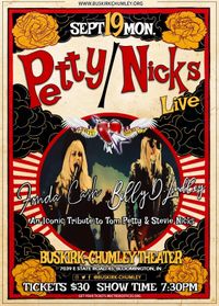 In Indiana, PETTY NICKS The Iconic Tribute to TOM PETTY & STEVIE NICKS 
