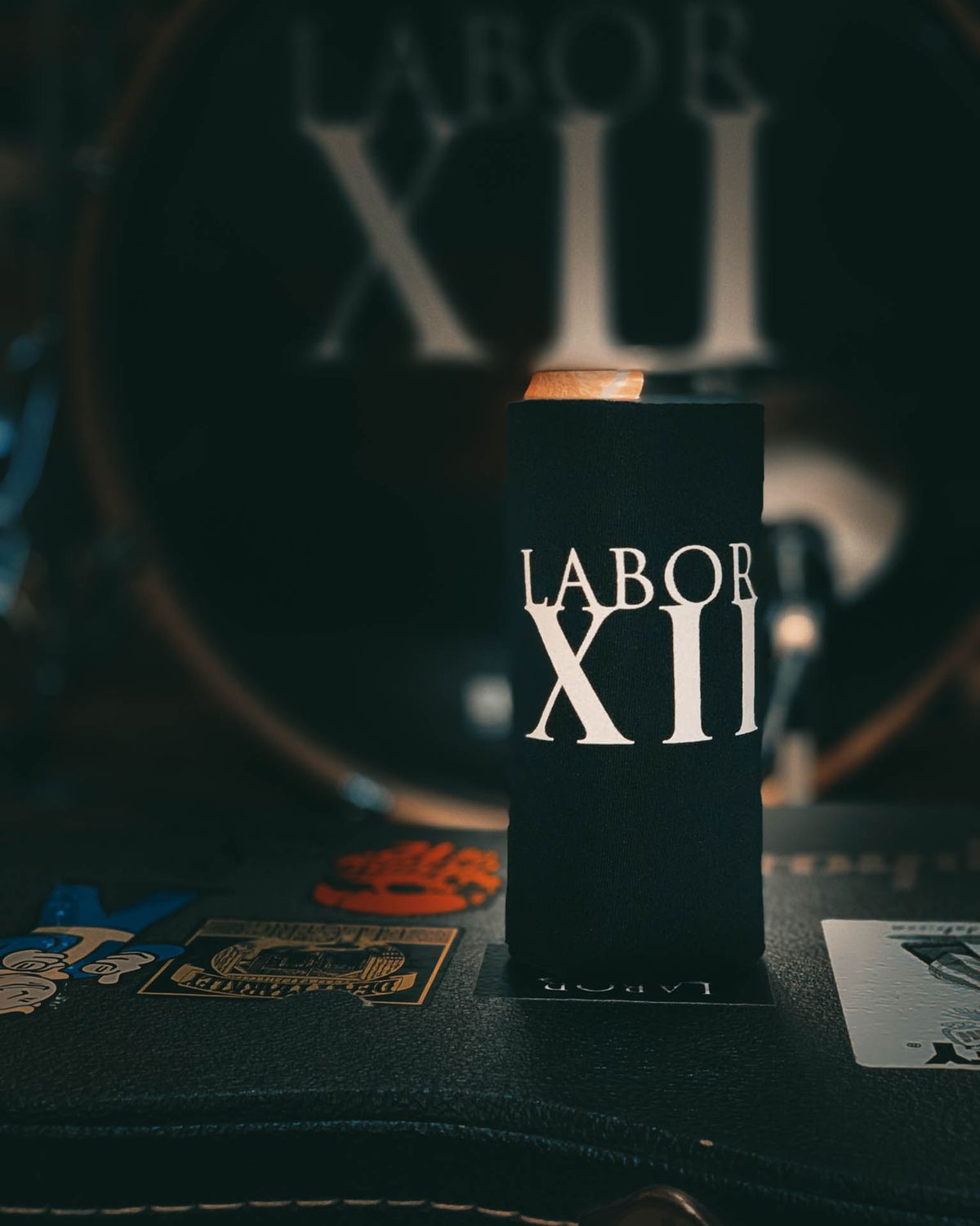 LABOR XII Skinny Koozie