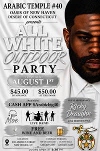 All White Outdoor Party 