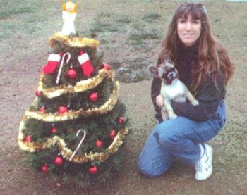 "Nicole " and I at Christmas. Such a cute little girl at 5 mos old.
