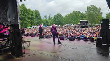 Y&T live — a view from the stage.
