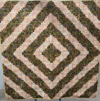 "EMBROIDERED BEAUTY" by Irene Violet - BEST TRADITIONAL QUILT
