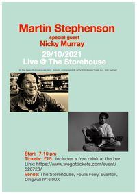 Martin Stephenson Live @ The Storehouse