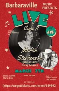 Martin Stephenson with special guest Nicky Murray