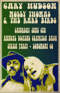 Molly Thomas & The Rare Birds + Cary Hudson kick off The Anual Dickens Crawfish Bash