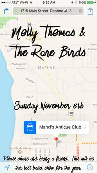 Molly Thomas & The Rare Birds 
