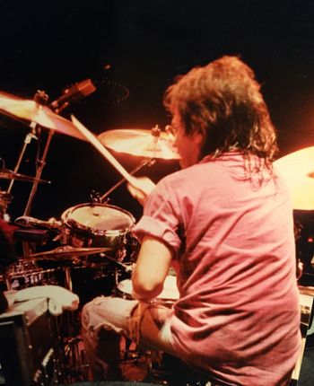 I took this photo of Jeff  Toto tour
Miss you  Jeff

