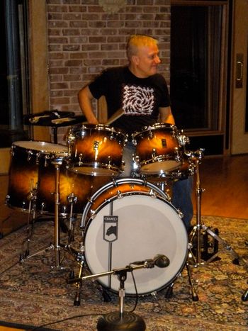 Working with Greg Bissonette at The Sound Kitchen Studio
