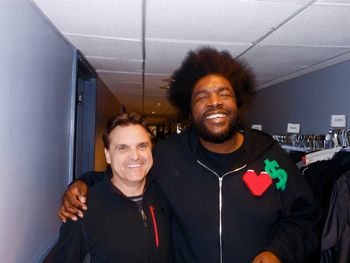 Jimmy Fallon show with Bruce and the E street Band.
Quest Love is a Big Teddy Bear
