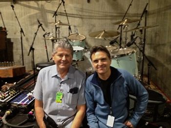 LA DP partner Jeff Chonis Drum Tech for Ringo Starr
