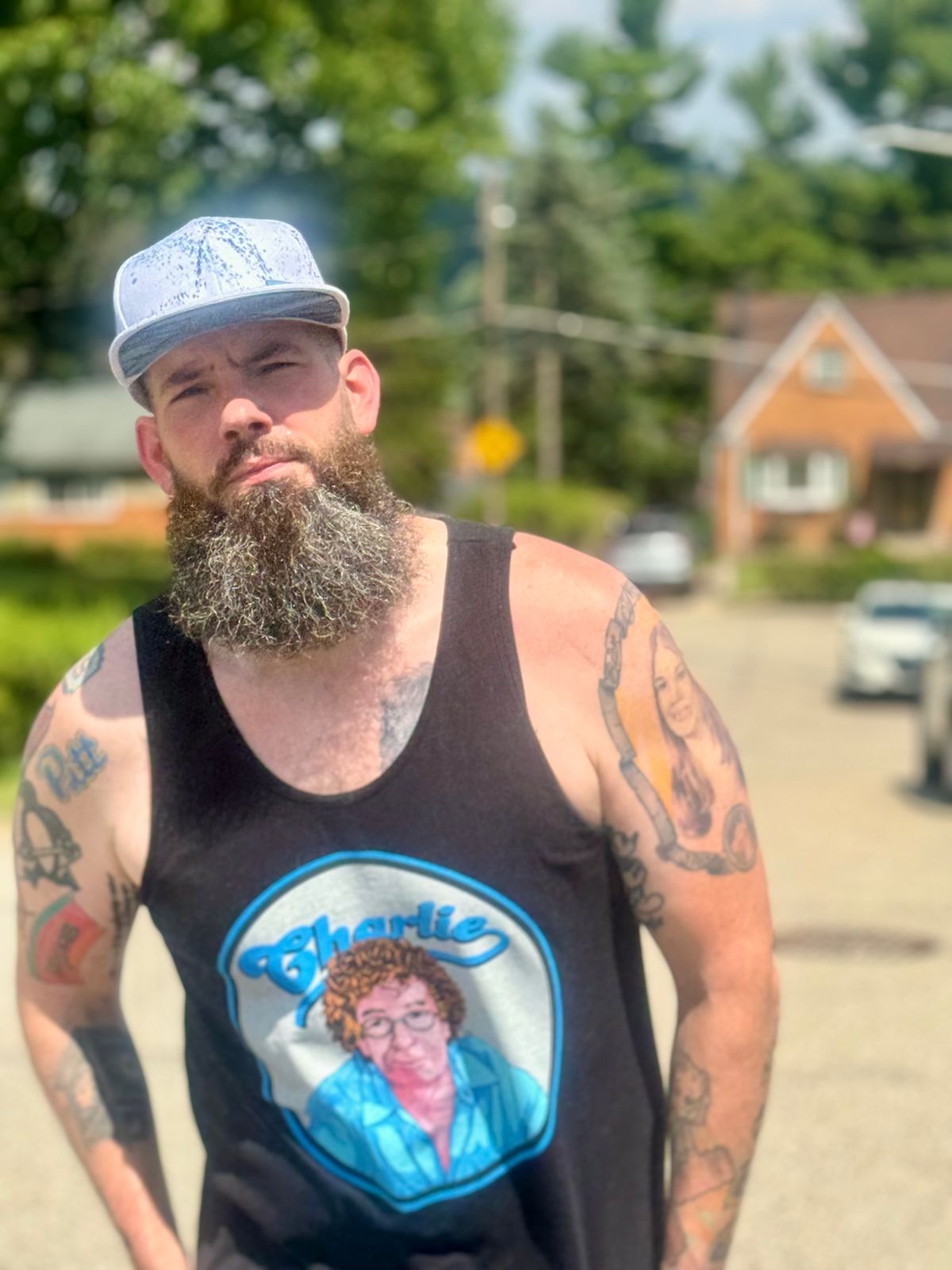 Black "Charlie" Tank Top