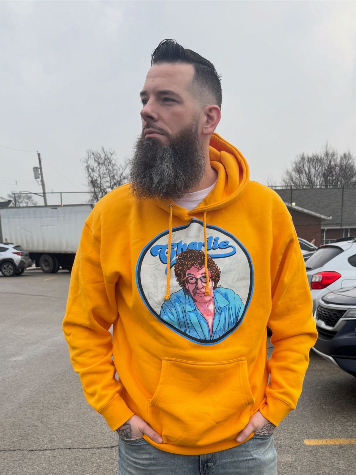 Yellow "Charlie" Hoodie