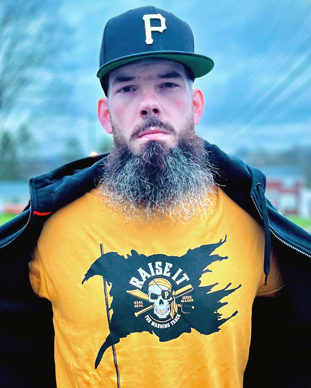 "RAISE IT (The Warning Track)" t-shirts