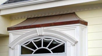 Small Custom Copper Bay Window Cover / Location: Fresno, CA
