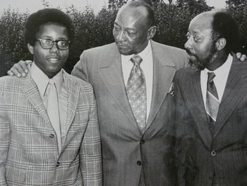 Dan's dad & brother Art w/ family friend legend Jesse Owens
