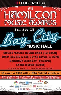Hamilton Music Awards Show Case 