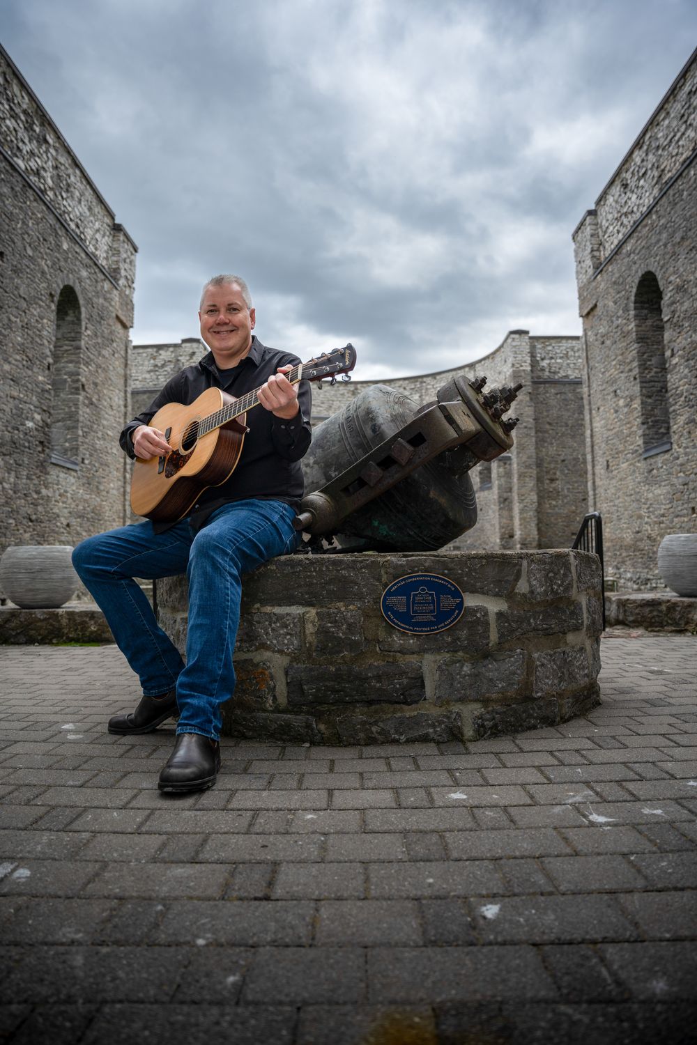 Neil Emberg, founder, singer-songwriter and lead vocalist of Hadrian’s Wall