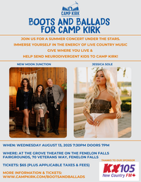 BOOTS AND BALLADS FOR CAMP KIRK