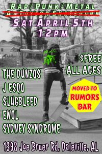 Rap/Punk/Metal at Rumors Bar