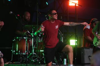 Dub Catalyst's stomping big Dave captivating the crowd at Beautiful days Festival 26 | The Source Studio
