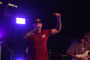 Dub Catalyst's big Dave captivating the crowd at Beautiful days Festival 26 | The Source Studio
