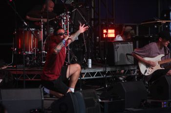 Dub Catalyst's big Dave gets the crowd to sit at Beautiful days Festival 26 | The Source Studio
