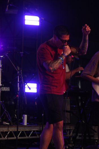Dub Catalyst's big Dave owning the crowd at Beautiful days Festival 26 | The Source Studio

