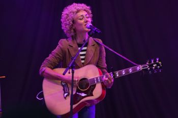 Abbe from Sound of the Sirens in fine voice at Beautiful days Festival 26 | The Source Studio Exeter
