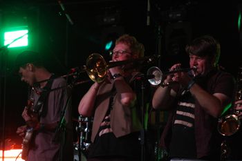 Dub Catalyst's horns and capacity crowd at Beautiful days Festival 26 | The Source Studio

