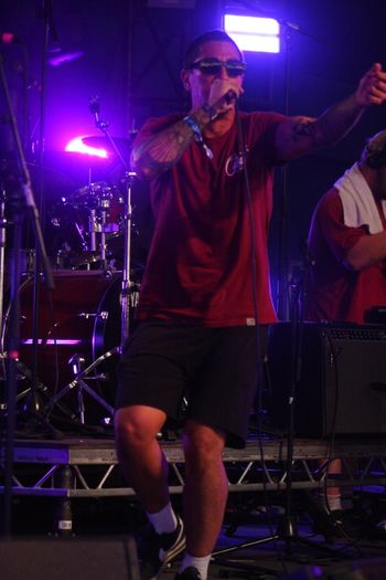 Dub Catalyst's big Dave in full flow at Beautiful days Festival 26 | The Source Studio
