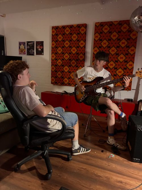Pariah recording  at the Source Studio Exeter