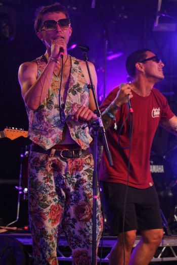The mighty Dub Catalyst mesmerising the crowd at Beautiful days Festival 26 | The Source Studio
