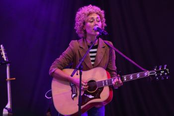 Abbe from Sound of the Sirens spellbinding the crowd at Beautiful days Festival 26 | The Source Studio Exeter
