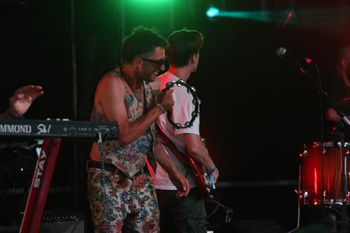 Dub Catalyst's Rudy gets up at Beautiful days Festival 26 | The Source Studio
