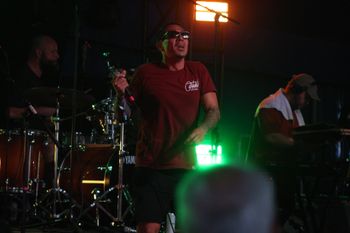 Dub Catalyst's big Dave bouncing at Beautiful days Festival 26 | The Source Studio
