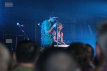 Photos of Samantics rapping at Beautiful Days Festival Honiton | The Source Studio Exeter

