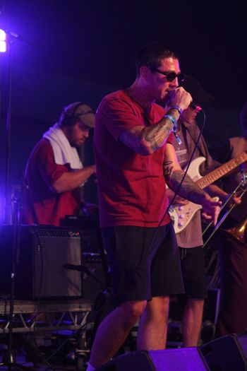 Dub Catalyst on fire at Beautiful days Festival 26 | The Source Studio
