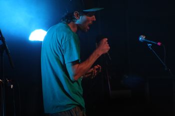 Photos of Samantics rapping his heart out at Beautiful Days Festival Honiton | The Source Studio Exeter
